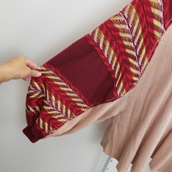 Free People We The Free Rainbow Dreams Top in Arizona Sands size medium - Picture 4 of 10